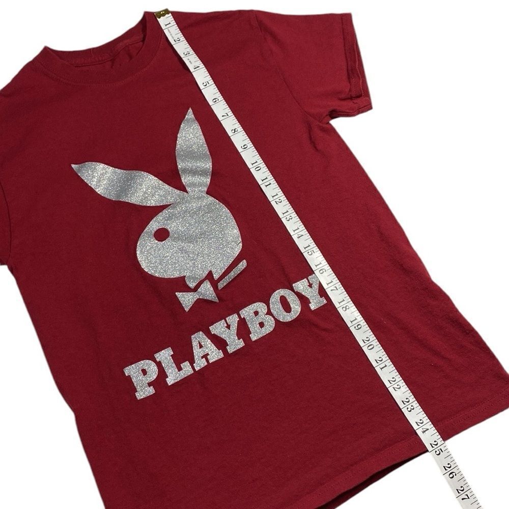 PLAYBOY Glitter Classic Tee Shirt - Picture 7 of 7